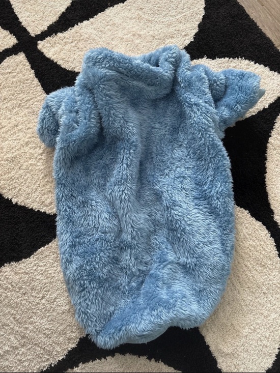 Other - Cozy Plush Light Blue Pet top